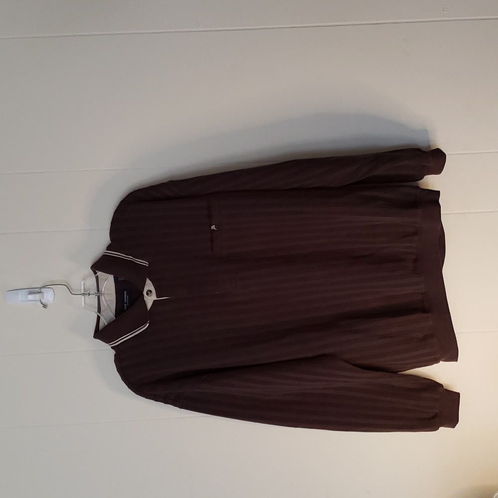 Mens 3 Button Collar Sportswear Sweater